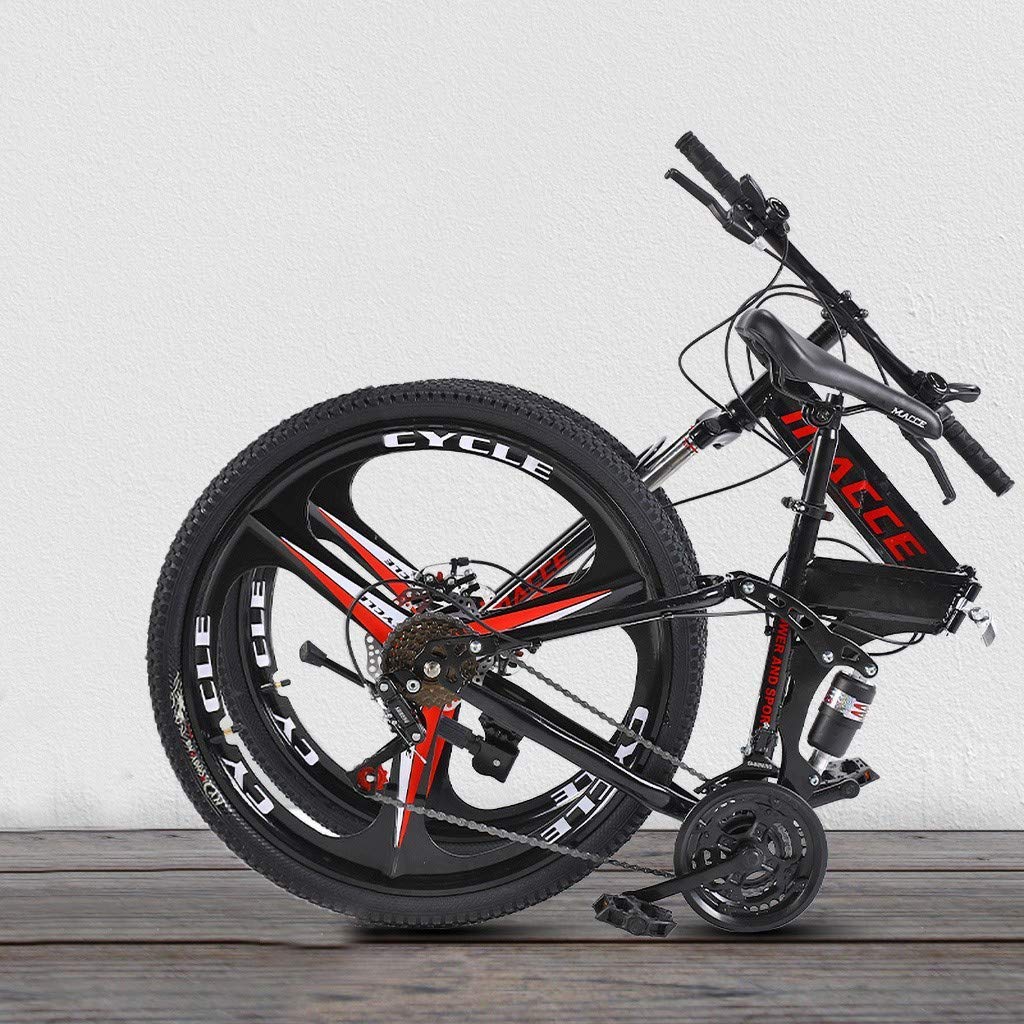 折りたたみ自転車 マウンテンバイク ロードバイク 黒 Amazon | 大人用ロードバイクマウンテンバイク24インチ折りたたみ式