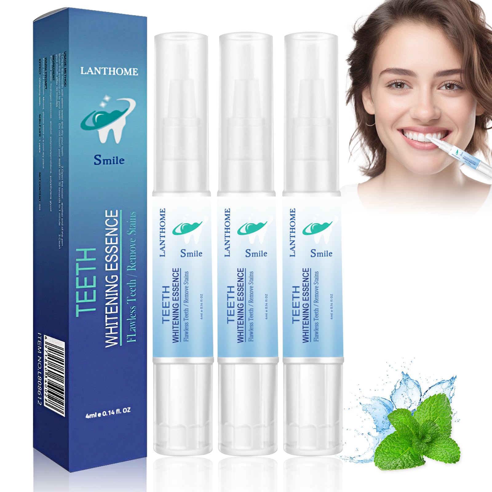 teeth whitening essence pen - 3pcs reduces yellowing amp cleans teeth stains for family travel