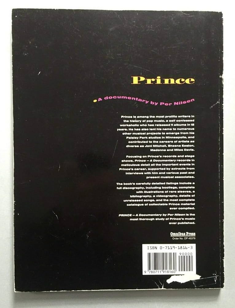 PRINCE　プリンス　A Documentary by Per Nilsen 81oi+UE3-NL._UF894,1000_QL80_.jpg