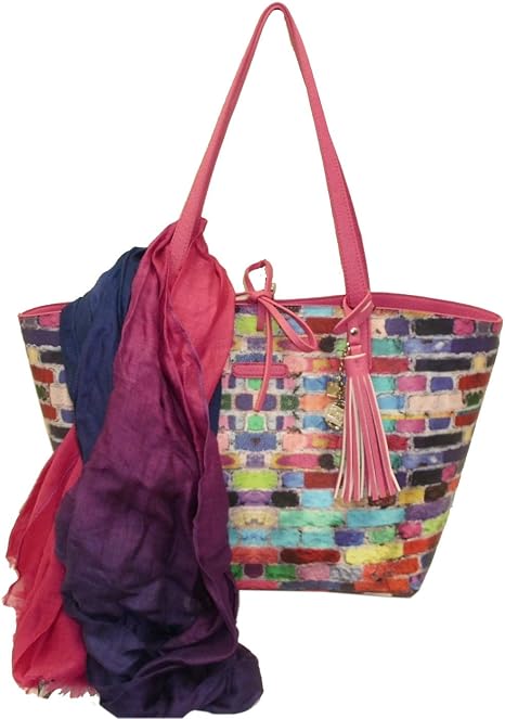 Pash bag Trasformabile Nero/corallo 2much PARIS - Pash bag vendita online -  GULLIVER COLLECTION