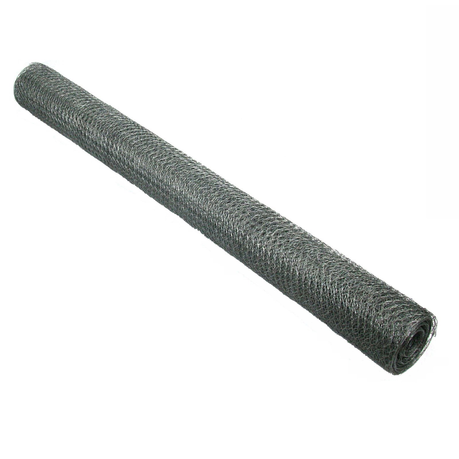 Garmix Sechseckgeflecht Kaninchendraht Hasendraht Drahtgeflecht Verzinkt 13mm 0,7mm (200 cm x 25m)