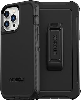 OtterBox DEFENDER SERIES SCREENLESS Case Case for iPhone 13 Pro Max & iPhone 12 Pro Max - BLACK