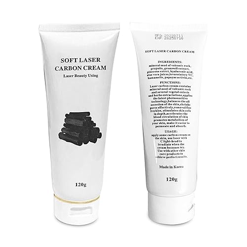 XLARGE - Gel de crema de carbono de 41fl oz para rejuvenecimiento de la piel muñeca negra limpieza profunda de la piel facial con gel de carbono