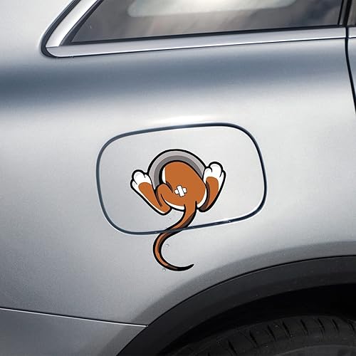 Miniatura 4 de nuoozy Universal Car Fuel Tank Cap Pegatina Cool Decorativo Vinilo Pegatina C002 (1 Unidad)