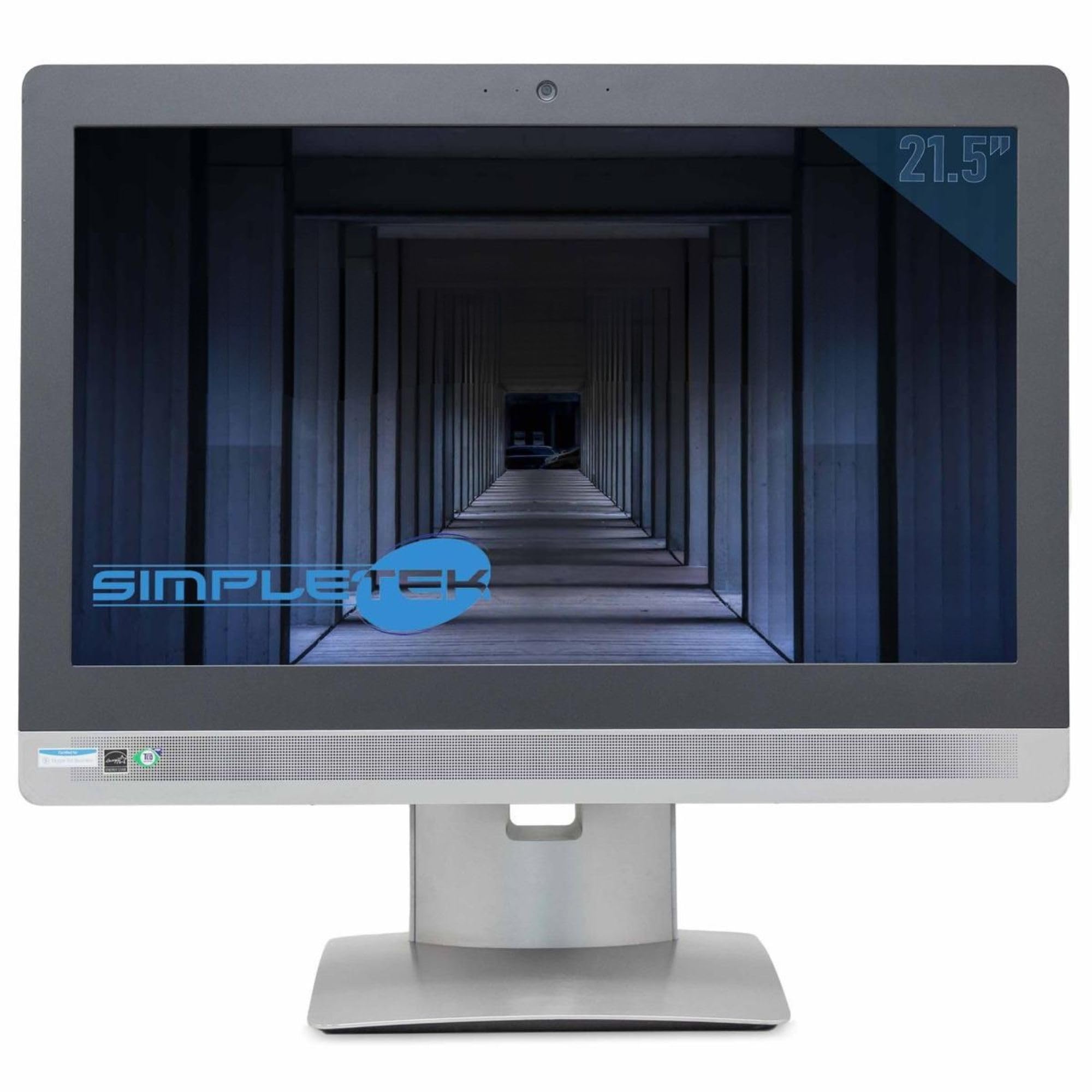 SIMPLETEK - All in One 21,5" i3 16GB 120GB Windows 11 Pro | DVD-RW | kit mouse e tastiera wireless | compatibile con VESA (Ricondizionato)