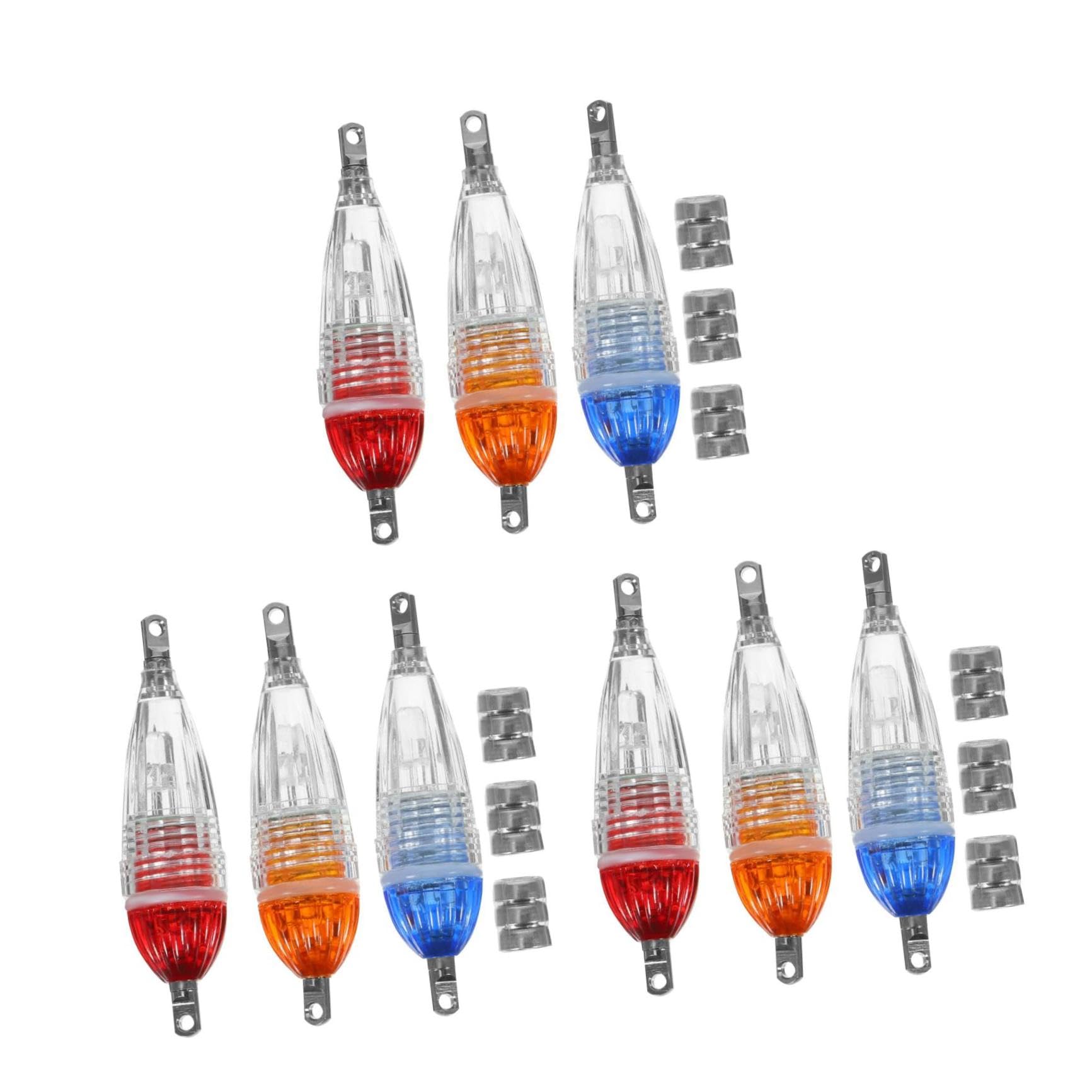 Yardwe 3 Pz Lampada di Pesce Esca da Pesca Luce Accessori per La Pesca Pesca Ha Condotto La Luce Esche Esca da Pesca Lampada Lampeggiante Esche da Pesca PC Resina di Policarbonio