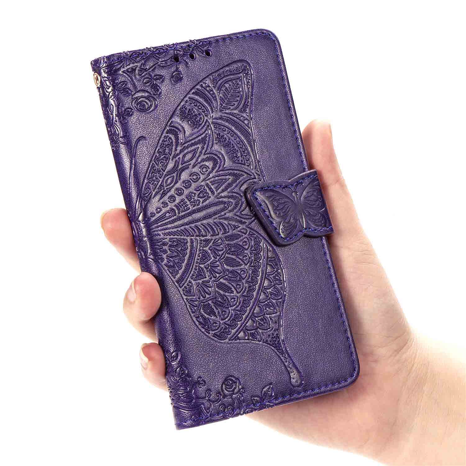 HAOYE Cover Portafoglio Per Huawei Honor 70 5G – Pelle PU Rosa Oro Con Supporto E Slot Carte - 2