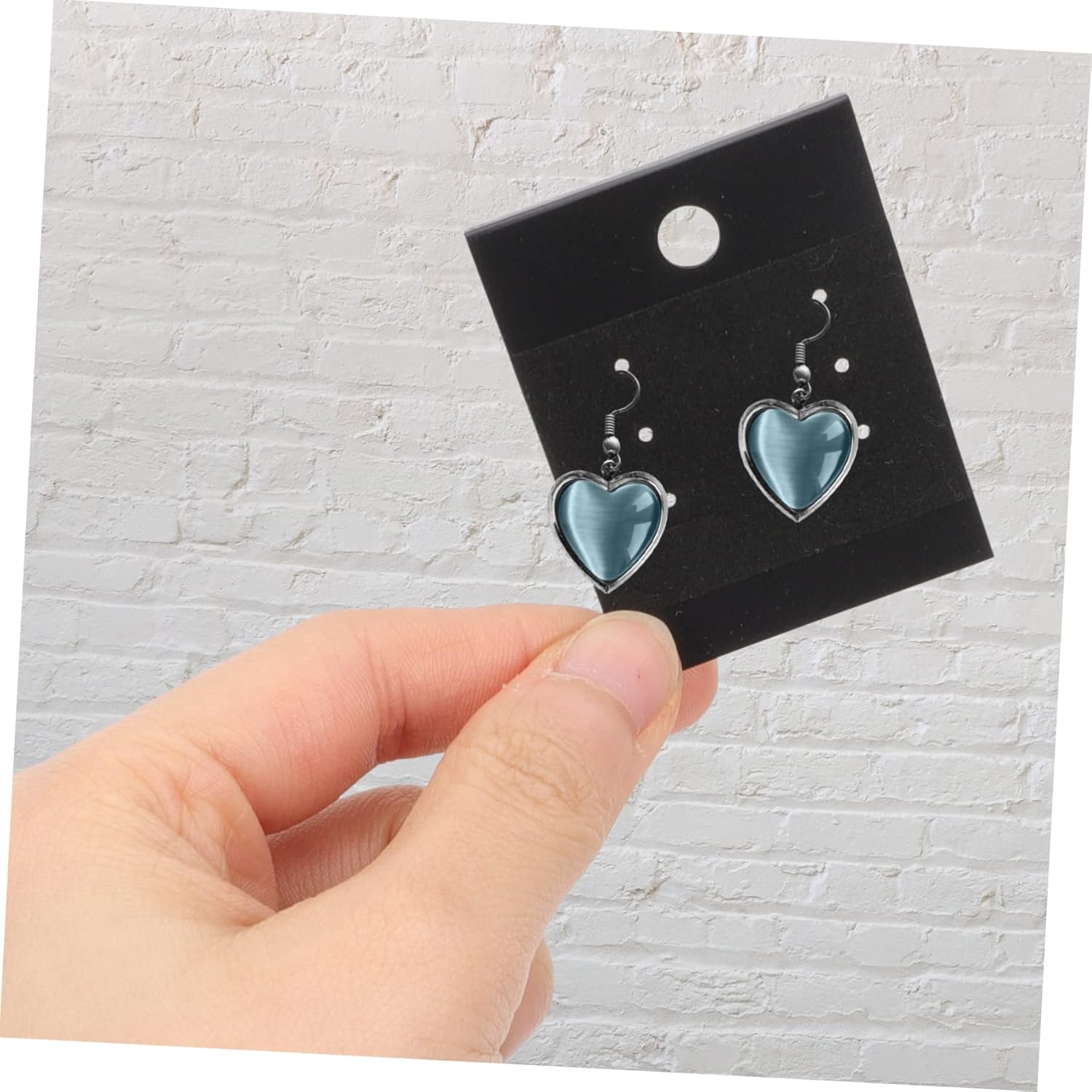 Lurrose 300pcs Earring Display Cards Pre-cut for Easy Jewelry Presentation Compact for Storage for Earrings and Studs Practical Packaging for Retail and Personal Use