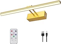 Vista 12 de FUNCHDAY Luz para Cuadros, Luces de Arte a Batería para Pared, Luz Inalámbrica con Control Remoto para Pinturas con Temporizador y Regulable