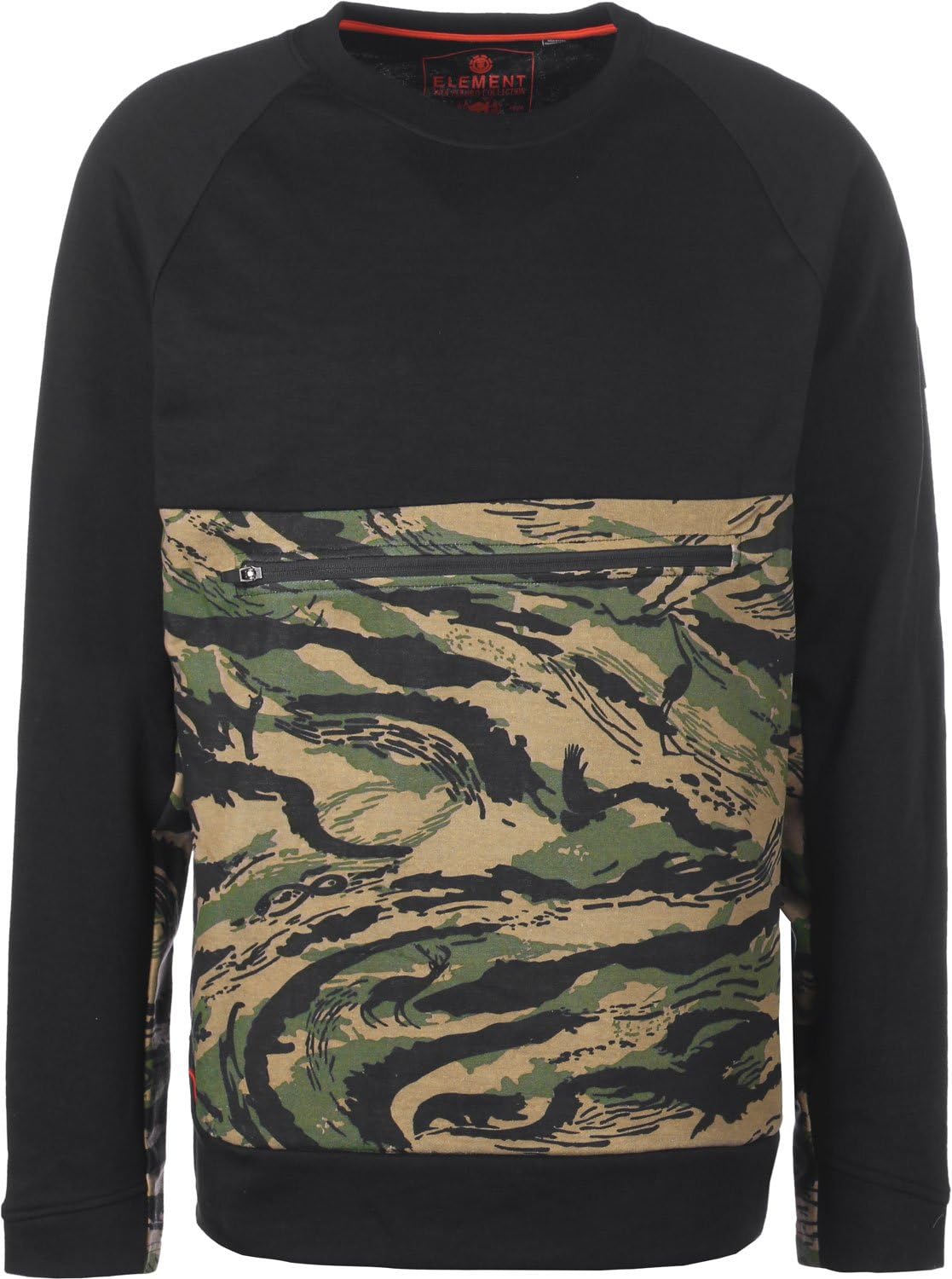 Element Lyman Crew Sweatshirt in Spirit Camo (Small)