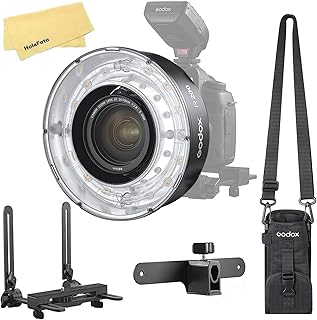 Godox R200 Macro Ring Flash Head for Godox AD200 Pro Godox AD200 Pocket Flash,5800±200K 200Ws High Power for Outdoor Portrait Shooting Wedding Shooting,Fashion Photography,Jewelry Photography,Ect