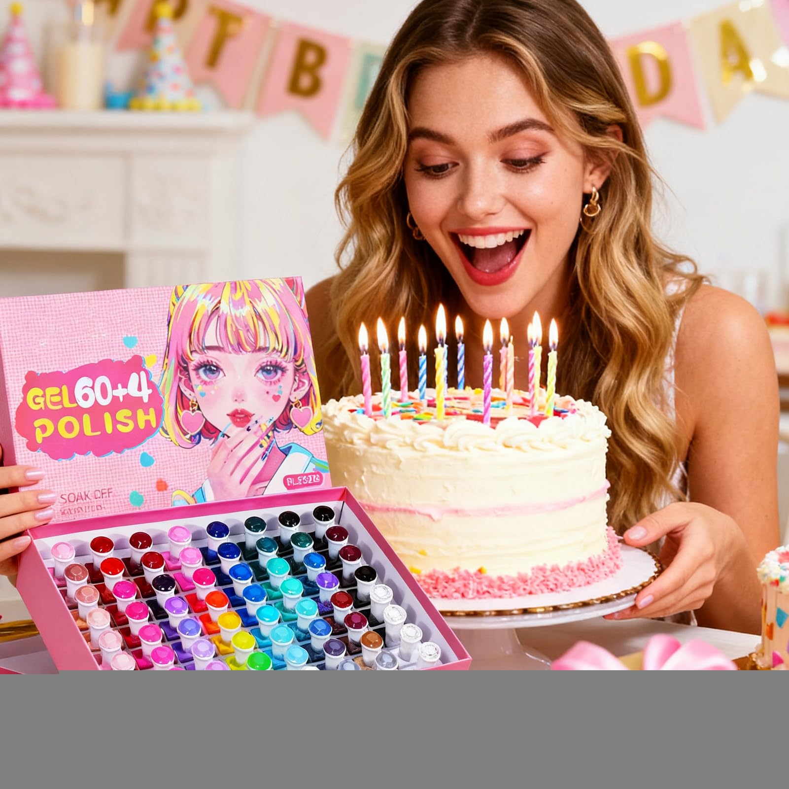 Nagellack Set 60 Farben Schnelltrocknend Langanhaltend Handpflege Werkzeug | Nagellack Set für Zuhause Salon Maniküre Spa Pflege Reisen Hochzeit Party Feiertag Festival Sommerurlaub