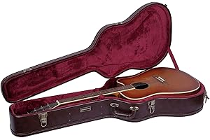 Crossrock Guitar Case for Martin D28, Compatible to Taylor Grand Auditorium
