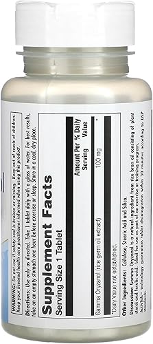 Miniatura 2 de Kal 100 mg de gamma oryzanol comprimidos, 100 unidades