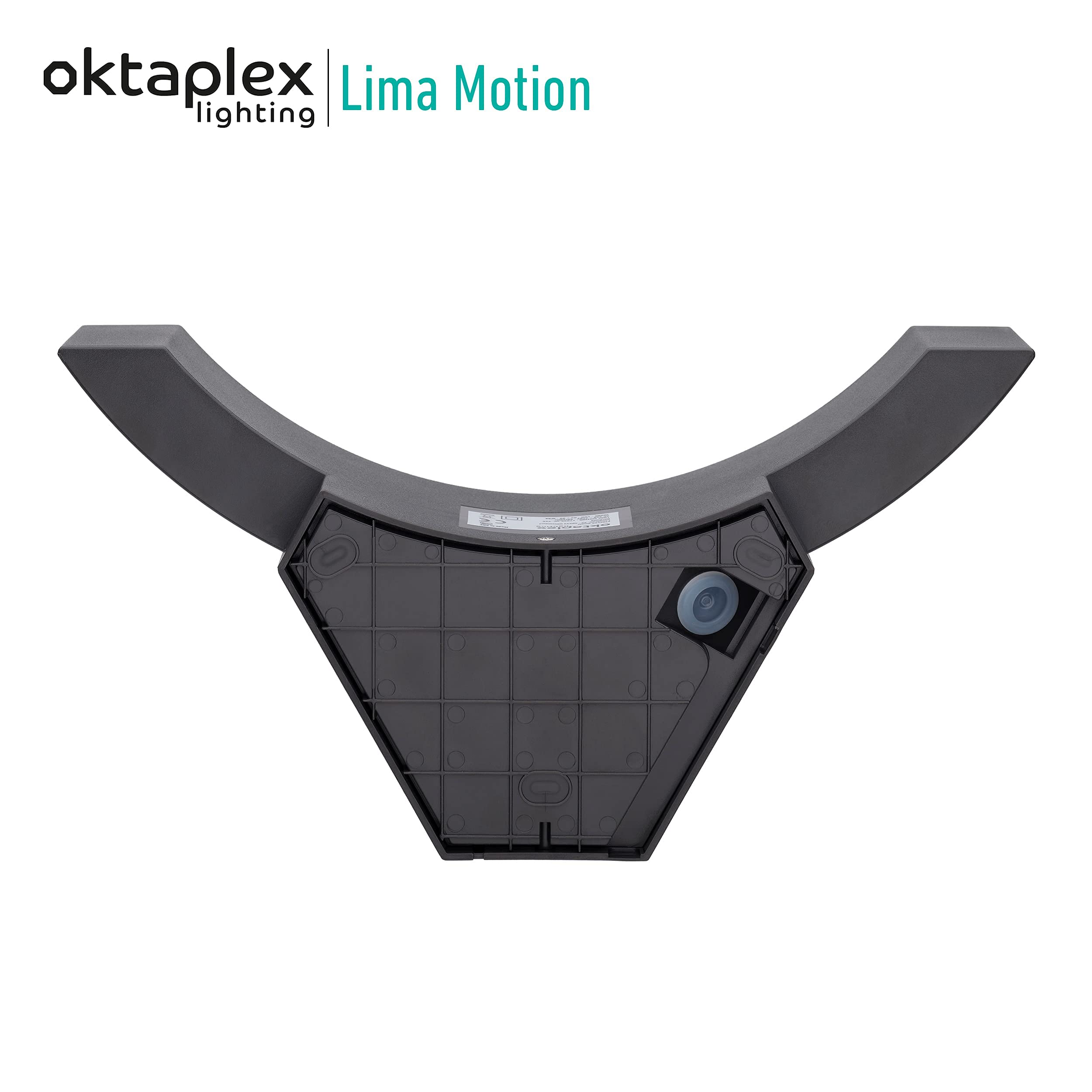 Oktaplex Lima Lampe d'extérieur LED avec détecteur de mouvement 10W IP54 3000K Anthracite Applique Murale