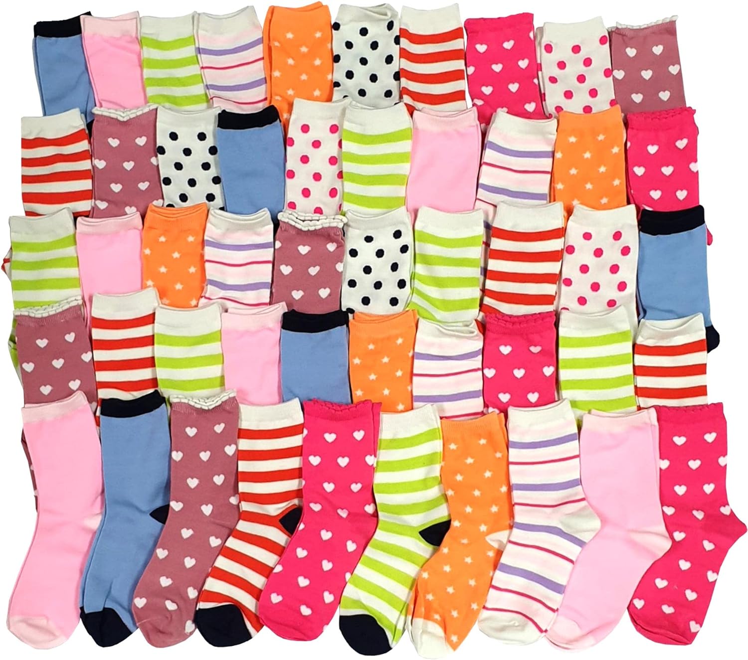 TeeHee Socks Various Sample Socks Value Pack Bulk Socks Wholesale Lot for Women Men Children