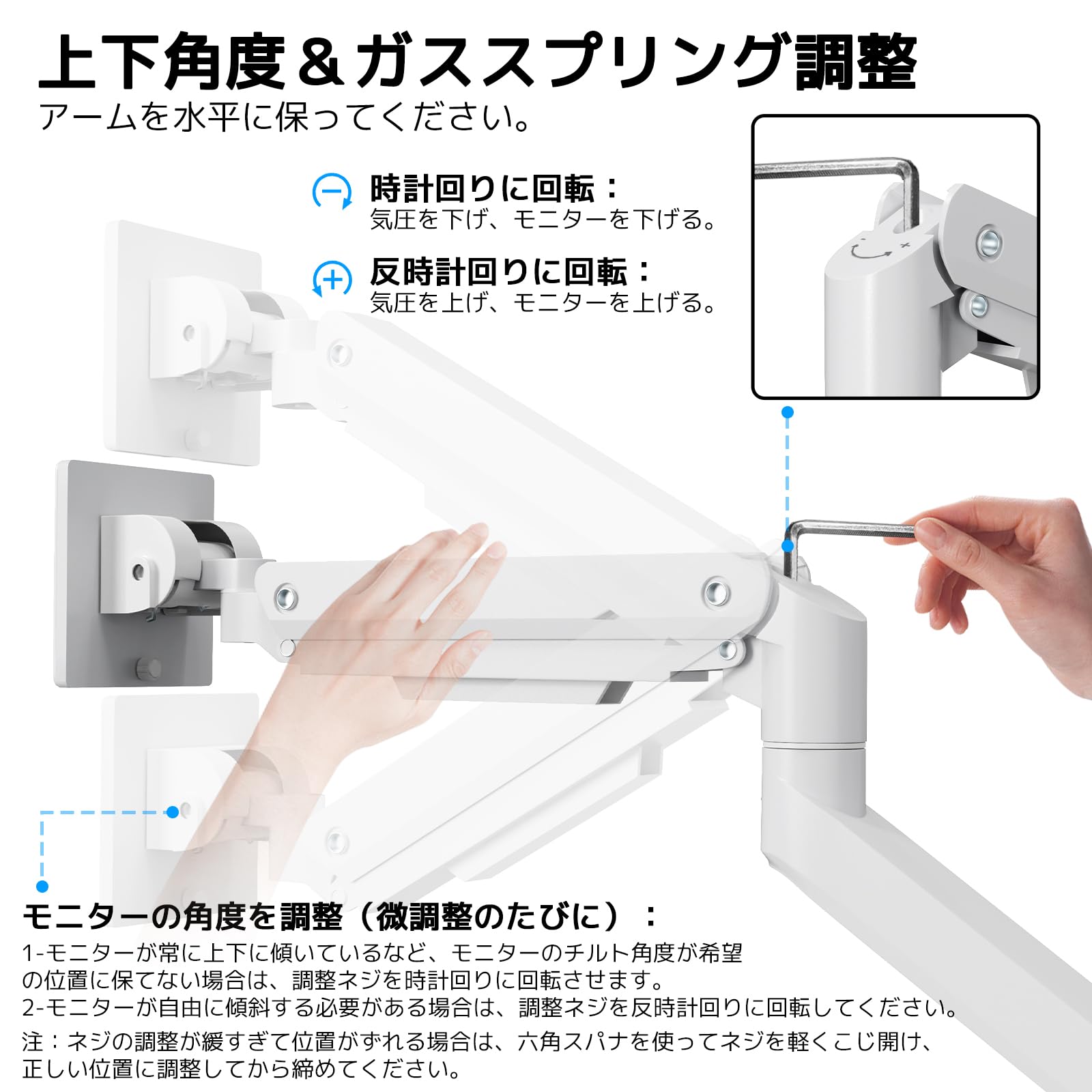 Amazon.co.jp: WORLDLIFT モニターアーム シングルアーム 49