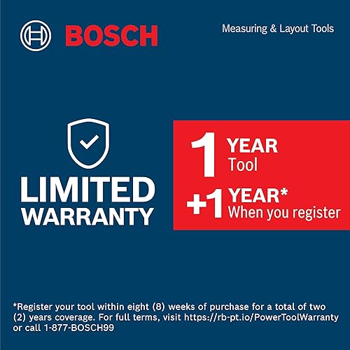 Miniatura 10 de Bosch GRL 300 HVG 1000 pies de nivel láser rotativo horizontalvertical autonivelante kit completo con vigas verdes brillantes y estuche de