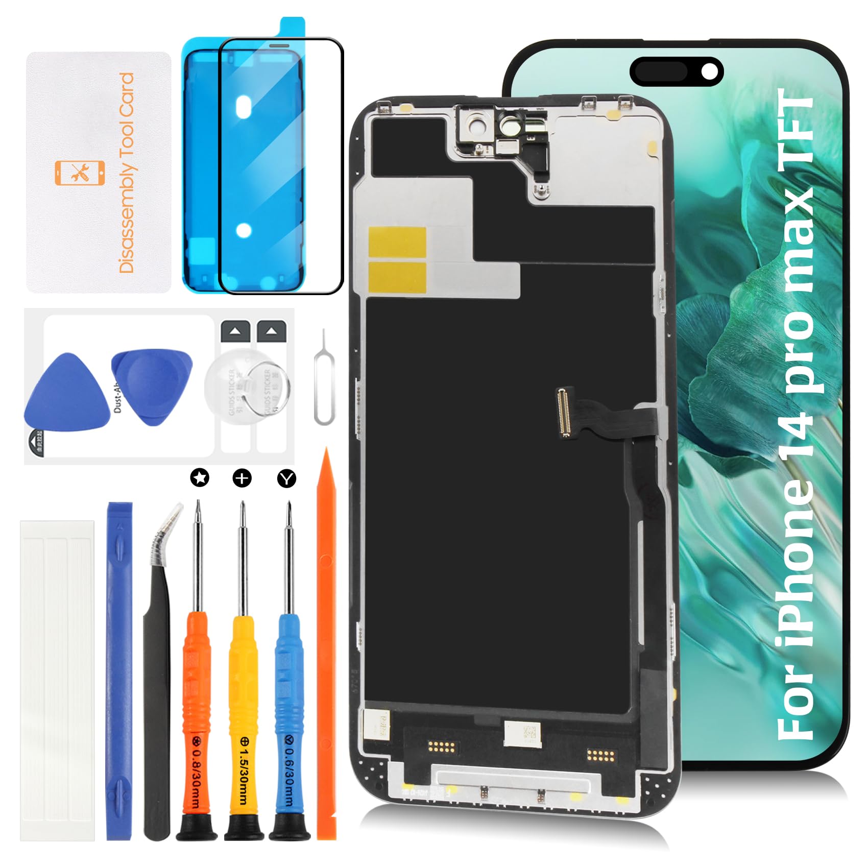 Amazon.com: Olivechard TFT for iPhone 14 Pro Max LCD [120Hz