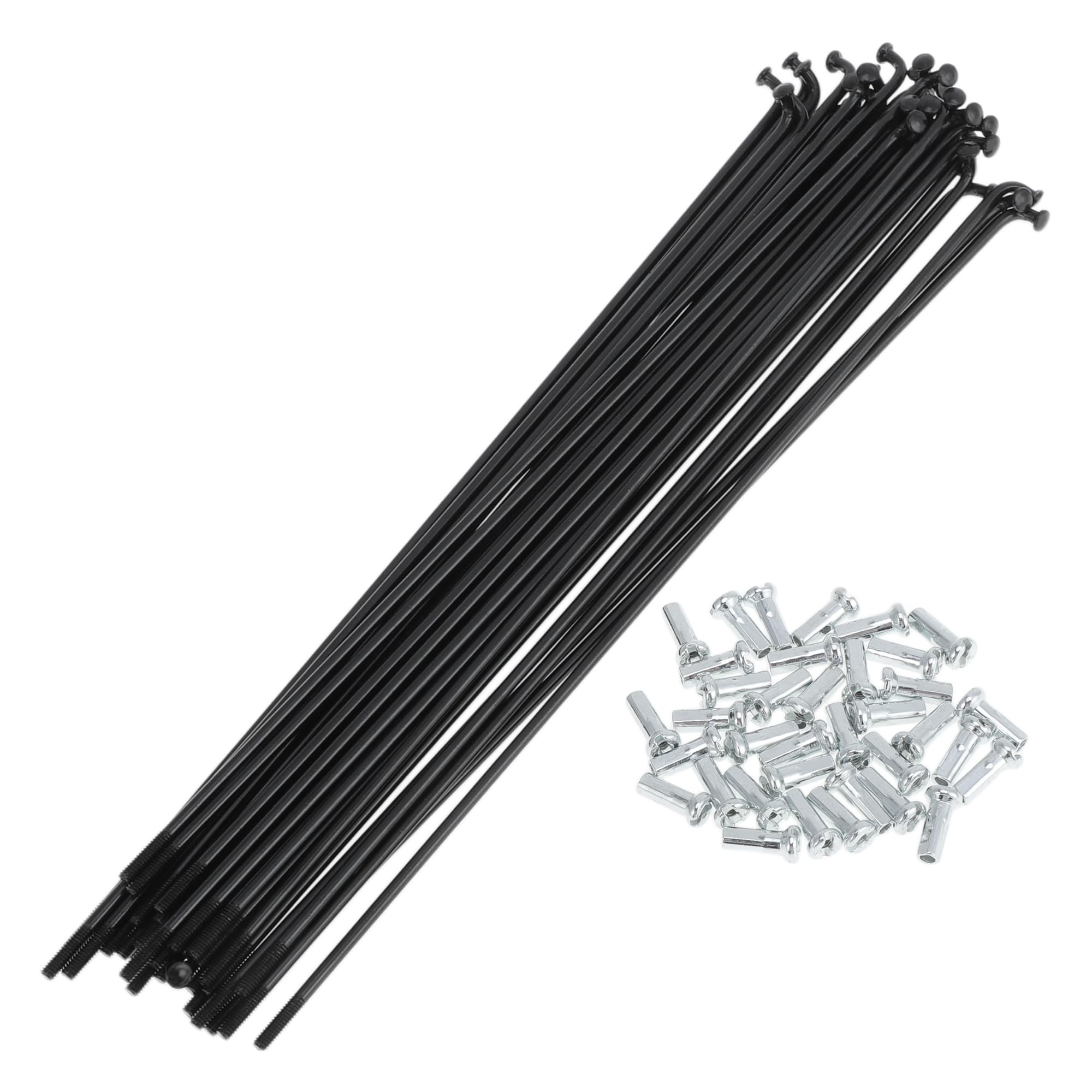 TUCKBOLD 36 Set 14G Bicycle Spokes 173mm Bike Wheel Spokes Carbon Steel Black