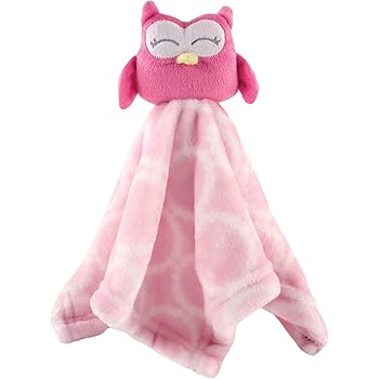 pink owl blanket