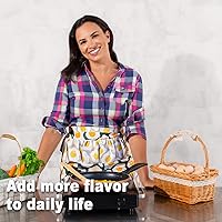 Vista 4 de Delantal de huevo, delantal de recolección de huevos para huevos frescos, regalo para mujeres y niños (8 bolsillos, huevo frito)