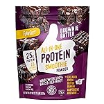 FlavCity Grass Fed Whey Chocolate Protein Powder - Brownie Batter - 25g Protein & 10g Collagen - Made with Organic Cocoa & Coconut Milk - Gluten Free & No Added Sugars (20 Servings)