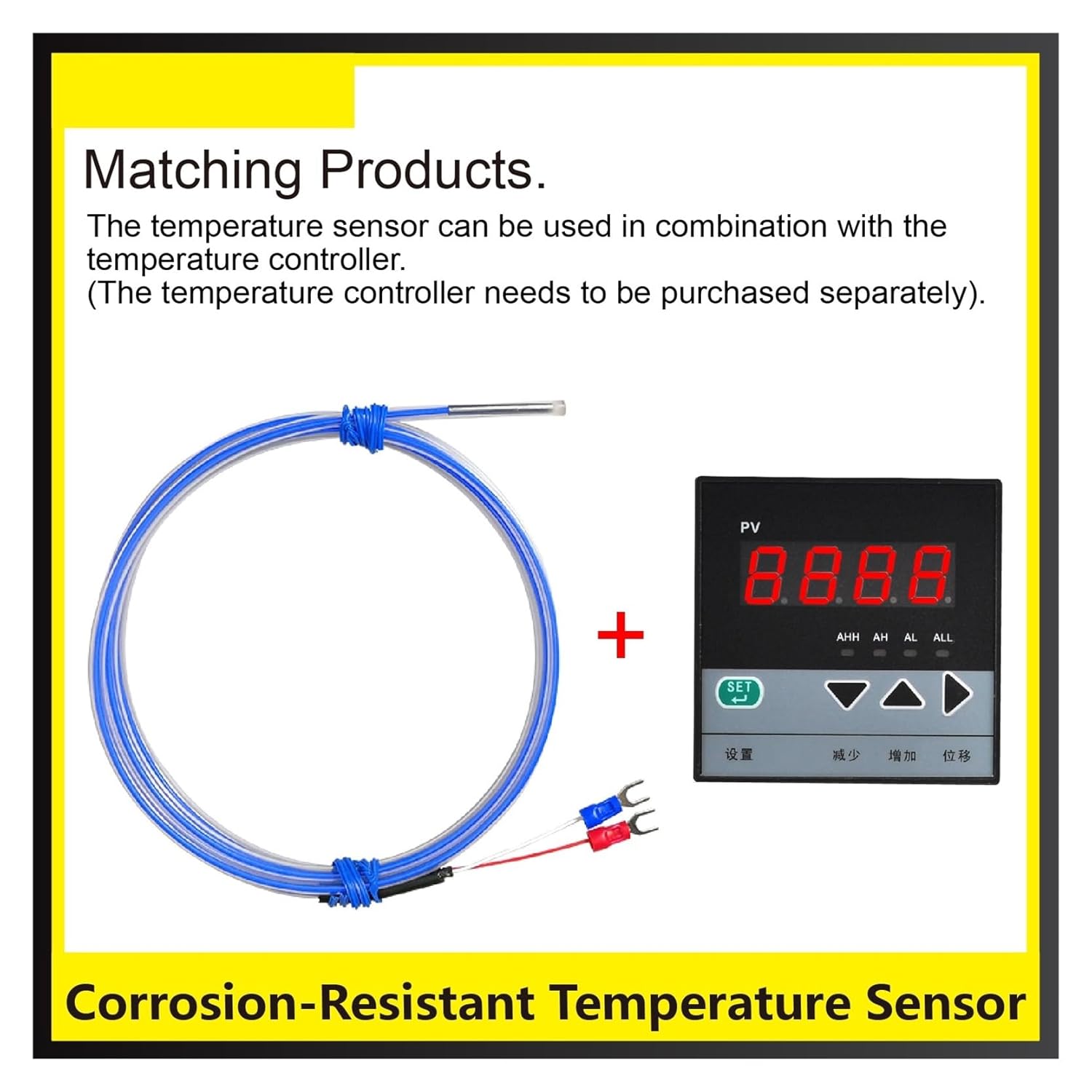 Wzpt-035f Ultralow Temperature Sensor K Type Thermocouple Pt100 Probe Acid Proof Resistant for Plating Use