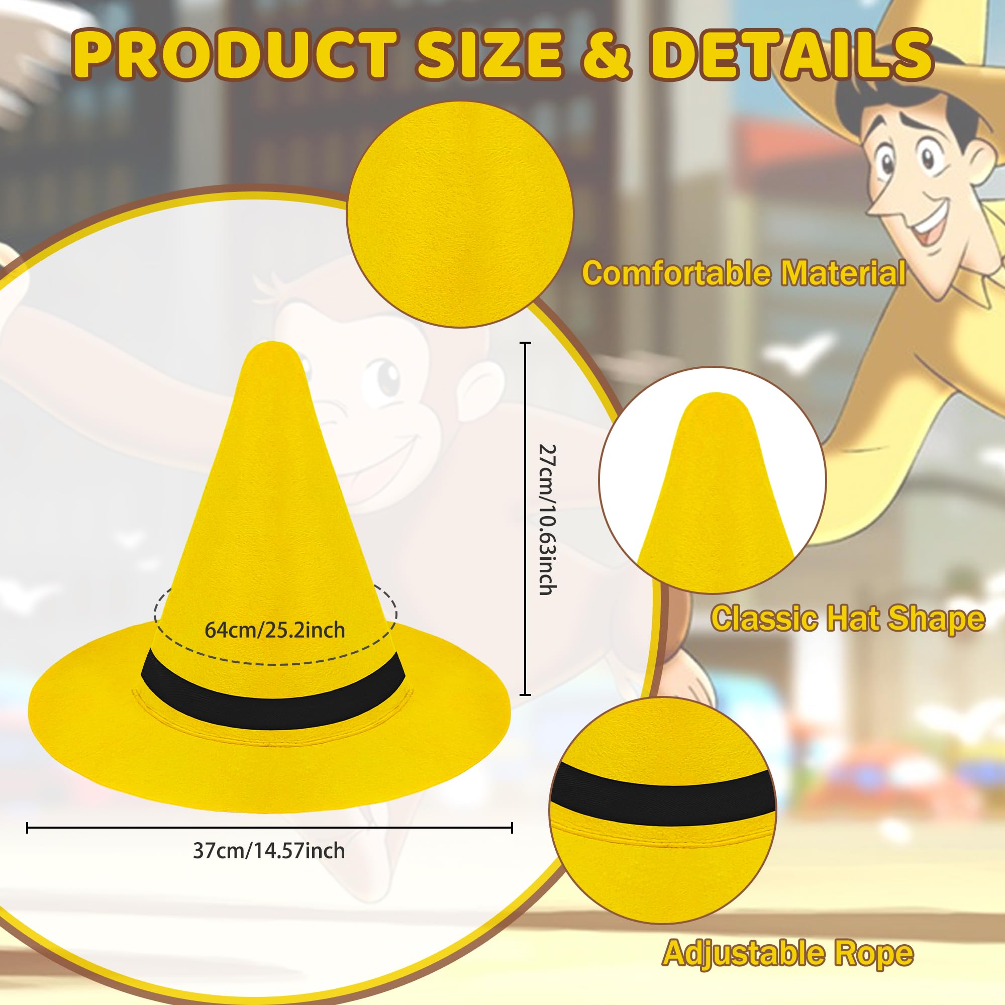 Ueyben Man in the Yellow Hat Costume - Image 2
