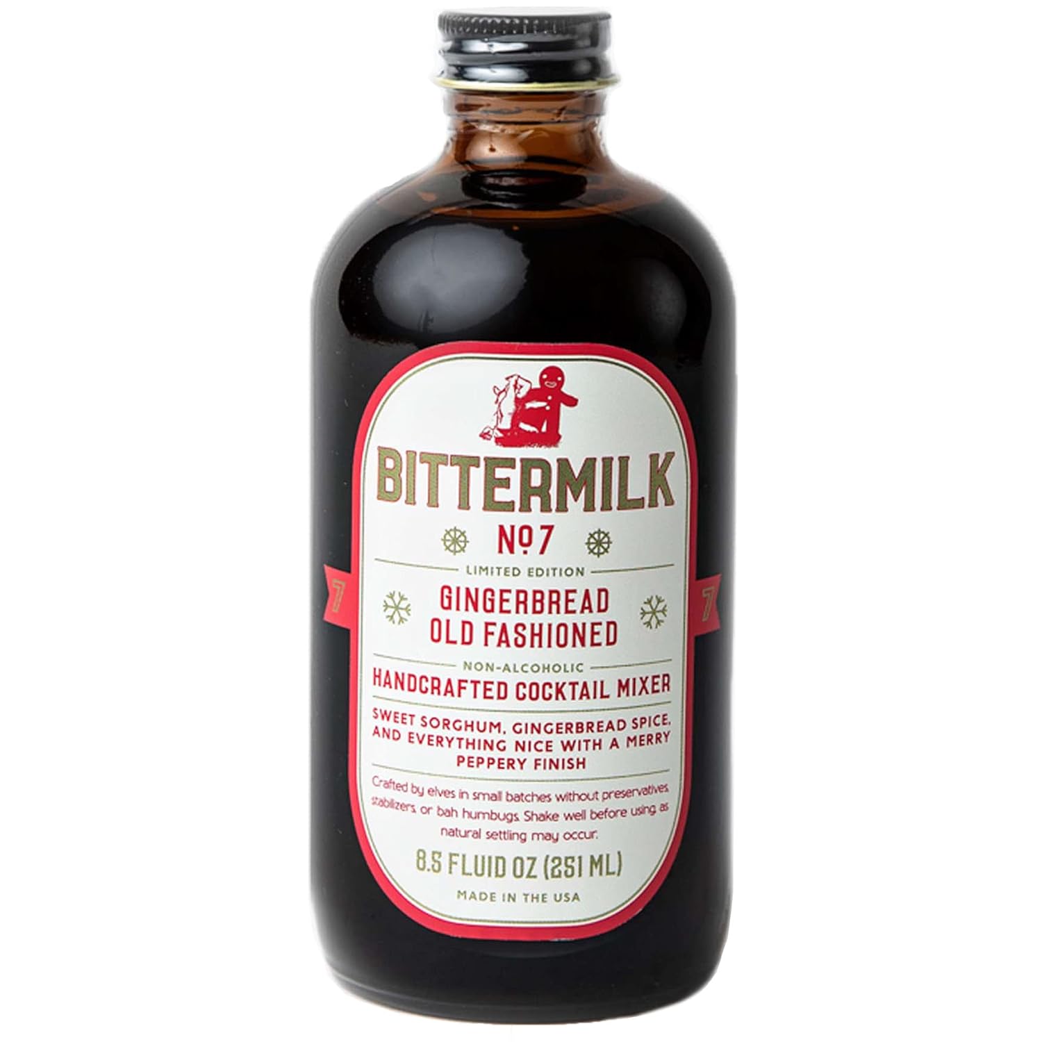 Bittermilk No.7 Gingerbread Old Fashioned Mix Better than Bitters for