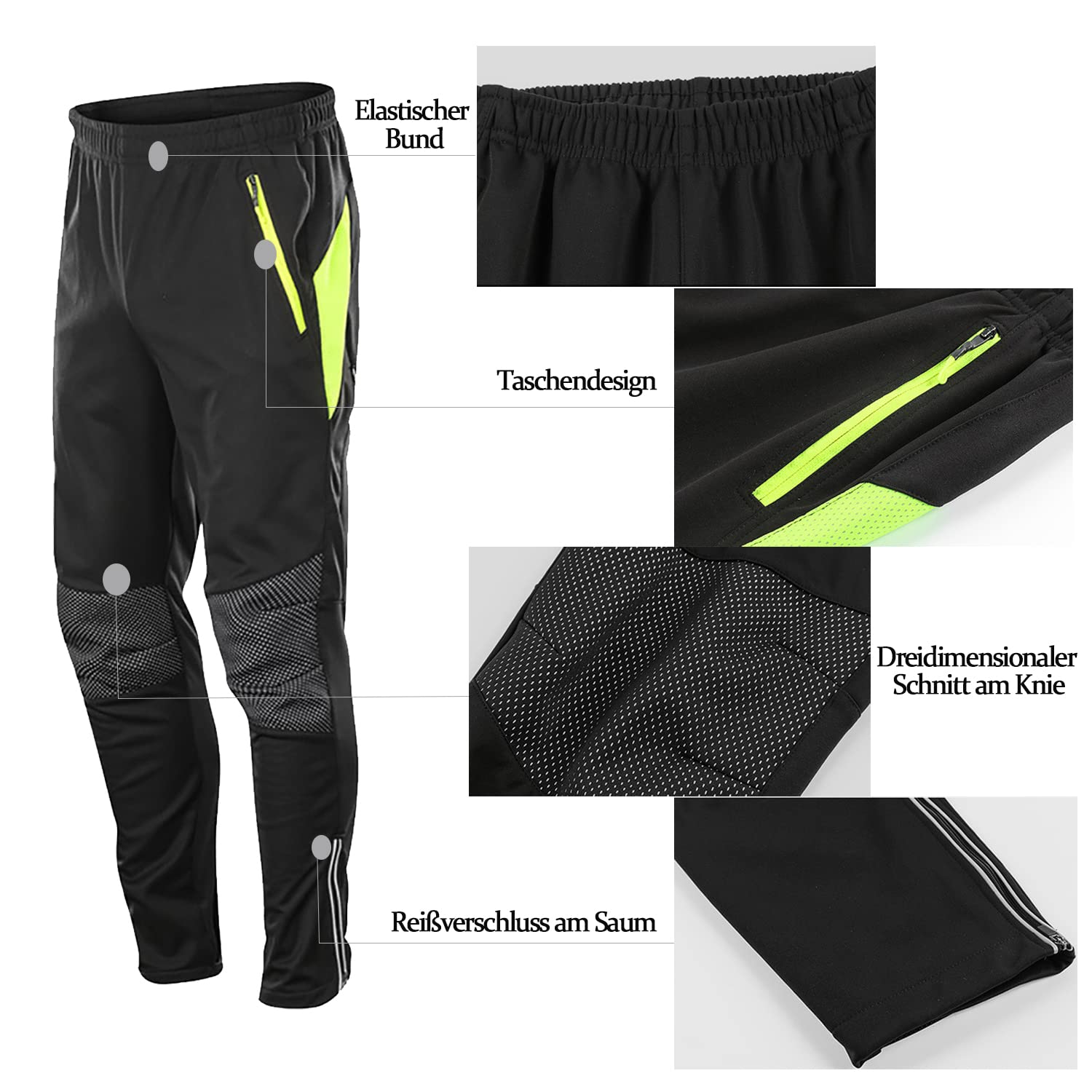 Chaqueta de ciclismo para hombre Forro polar Impermeable Invierno Chaqueta térmica de ciclismo