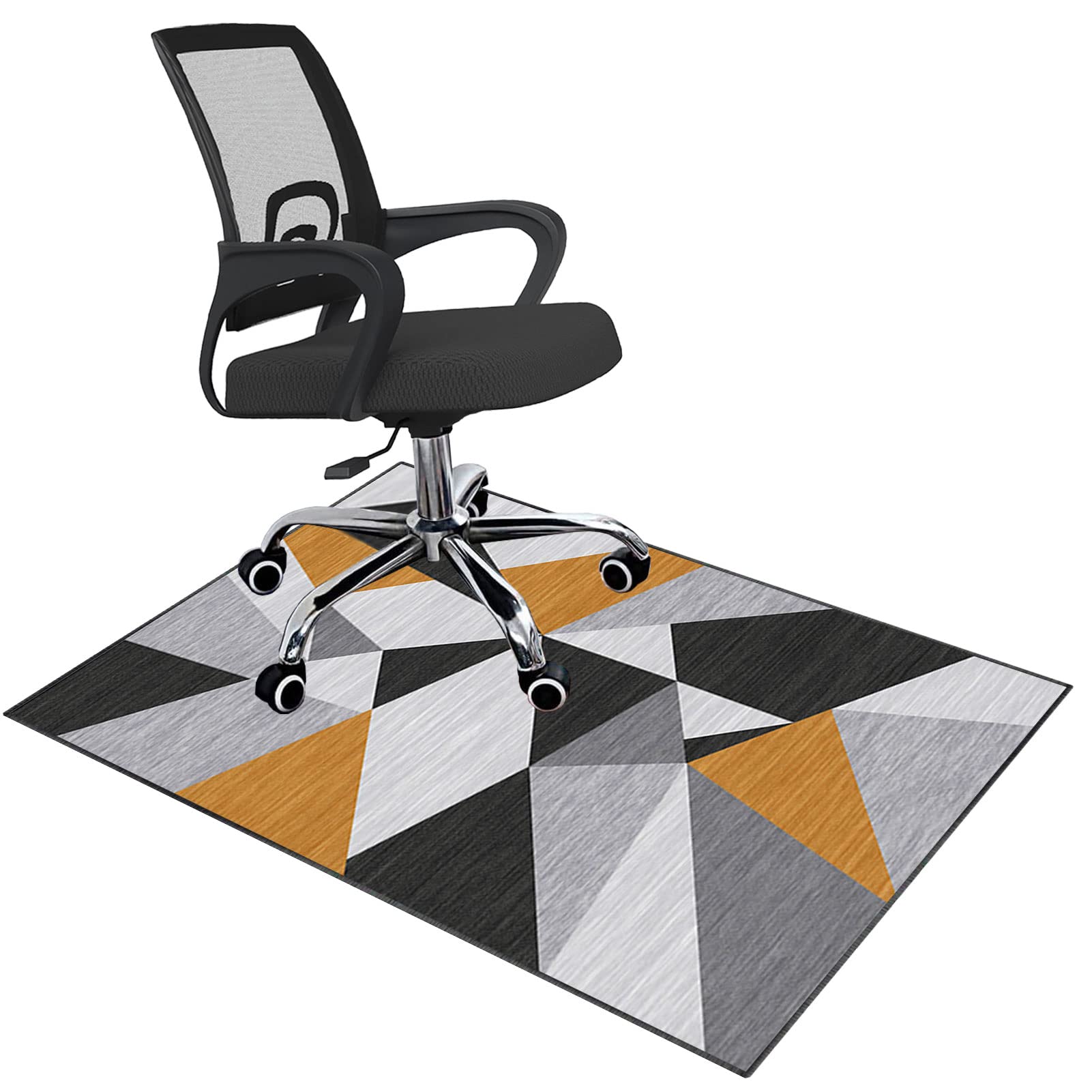 EYZO Office Chair Mat For Hardwood Floor | Gaming Chair Mats 90 × 140 cm | Hard Floor Multi-Purpose Carpet Protector Mat | Non-slip Desk Chair Mat For Wooden Floors | Computer Chair Rug For Home — image 1
