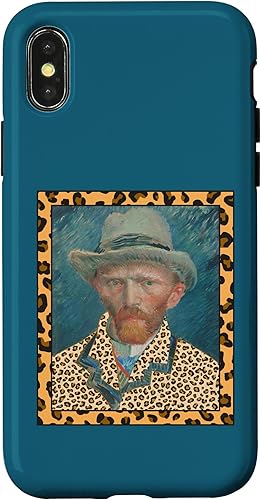 Miniatura 7 de Funda con marco de estampado de leopardo Vincent Van Gogh para iPhone 11