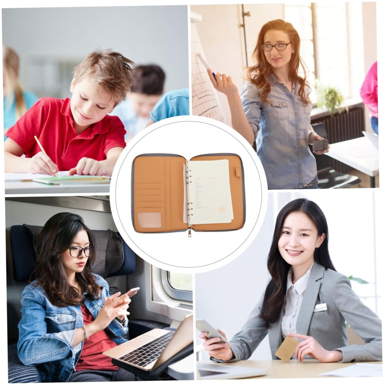 Cartelle Tascabili Per Notebook Business Notepad Pianificazione Notepad Mini Scrittura Notepad Business Portfolio Con Cerniera Scrittura Notepad Cartella Con Cerniera Notepad