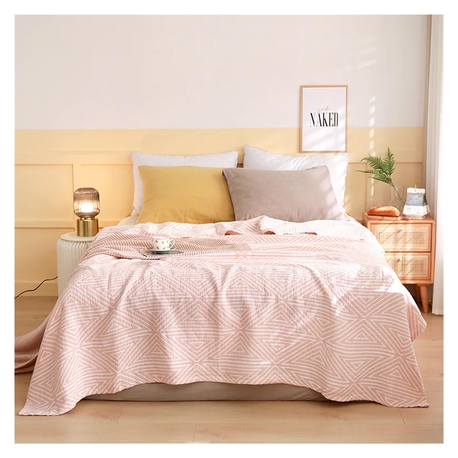 BAYNOPURIN Sofa Blanket Cotton Gauze Thin Summer Cooling Towel Blanket Bedspread on Bed Picnic Sofa Bedding Coverlet Sleeping Nap Quilt