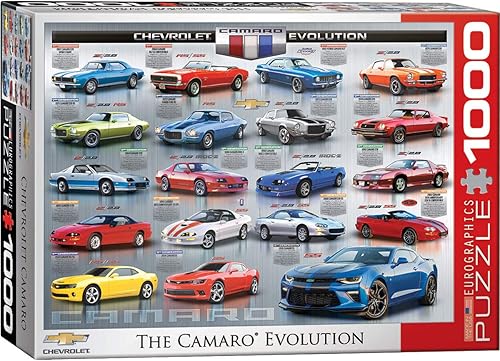 EuroGraphics Chevrolet The Camaro Evolution - Rompecabezas de 1000 piezas, de 108 meses a 120 meses