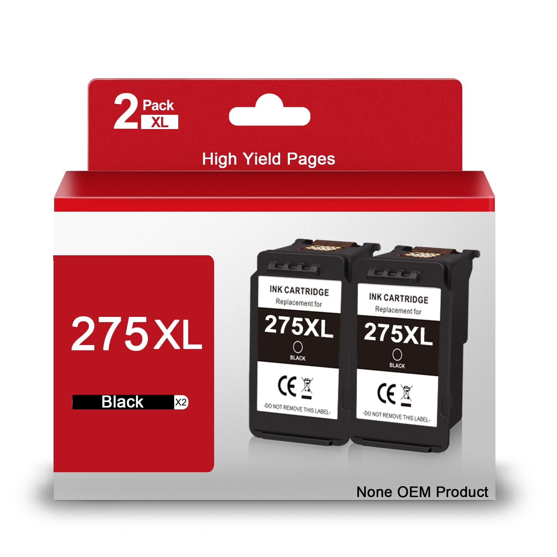 PG-275 Black Ink Cartridge Combo Pack Replacement for Canon 275 275 XL PG-275 275XL High Yield Black Ink for PIXMA TS3520 TS3522 TS3500 TR4700 TR4720