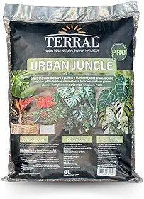 Substrato TERRAL URBAN JUNGLE 8 Litros – Ideal para Jiboias, Samambaias e Filodendros