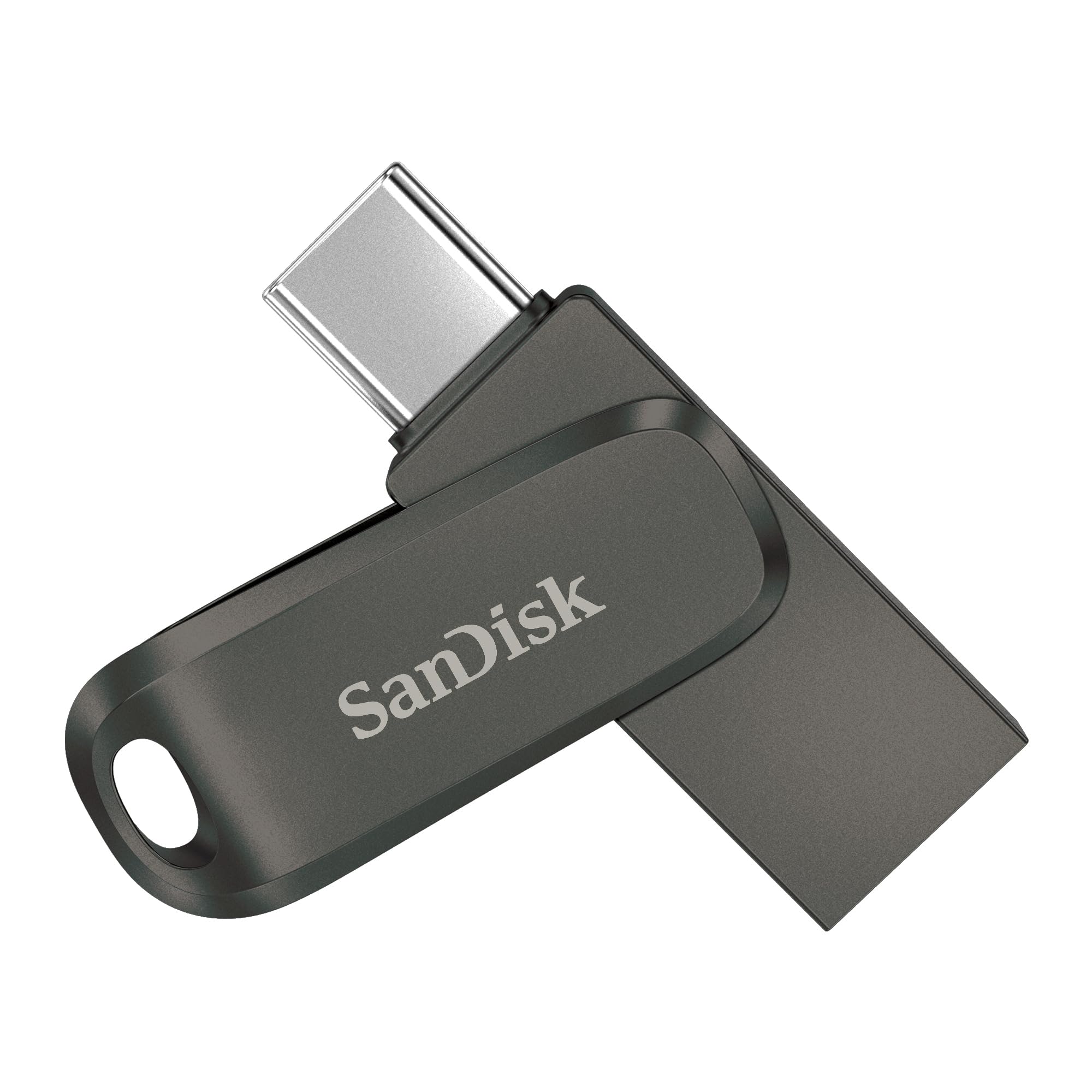 SanDisk Ultra Dual Drive Luxe USB Type-C Gray, 256GB, Up to 400MB/s Transfer Speed, USB