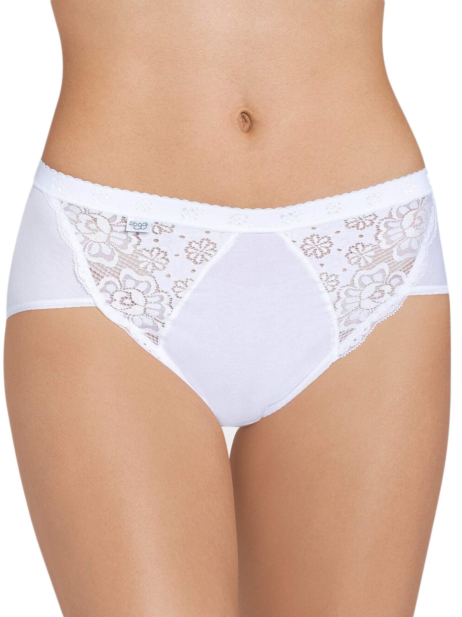 Sloggi Midi Chic Confezione Da Due Pezzi It 5 Bianco-image