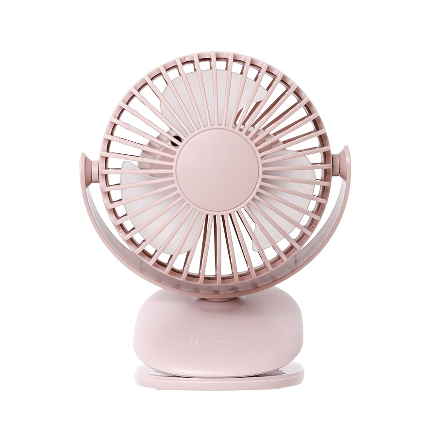 Amazon | Life on Products 充電式ラウンドミニクリップファン