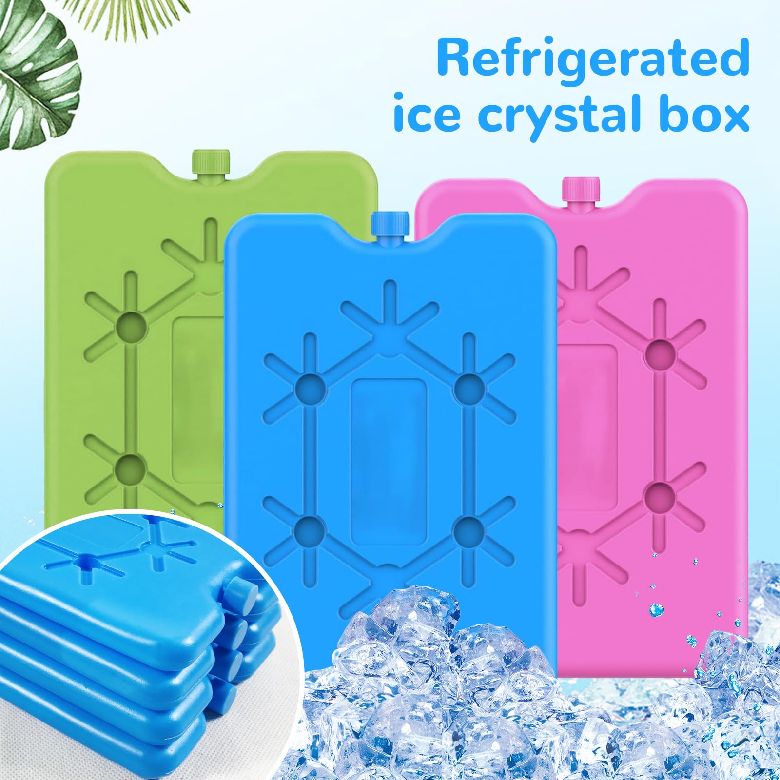 JOKILY Borsa refrigerante, per frigo, per frigo, per frigo, per frigo, extra sottile, capacità di raffreddamento per viaggi, campeggio
