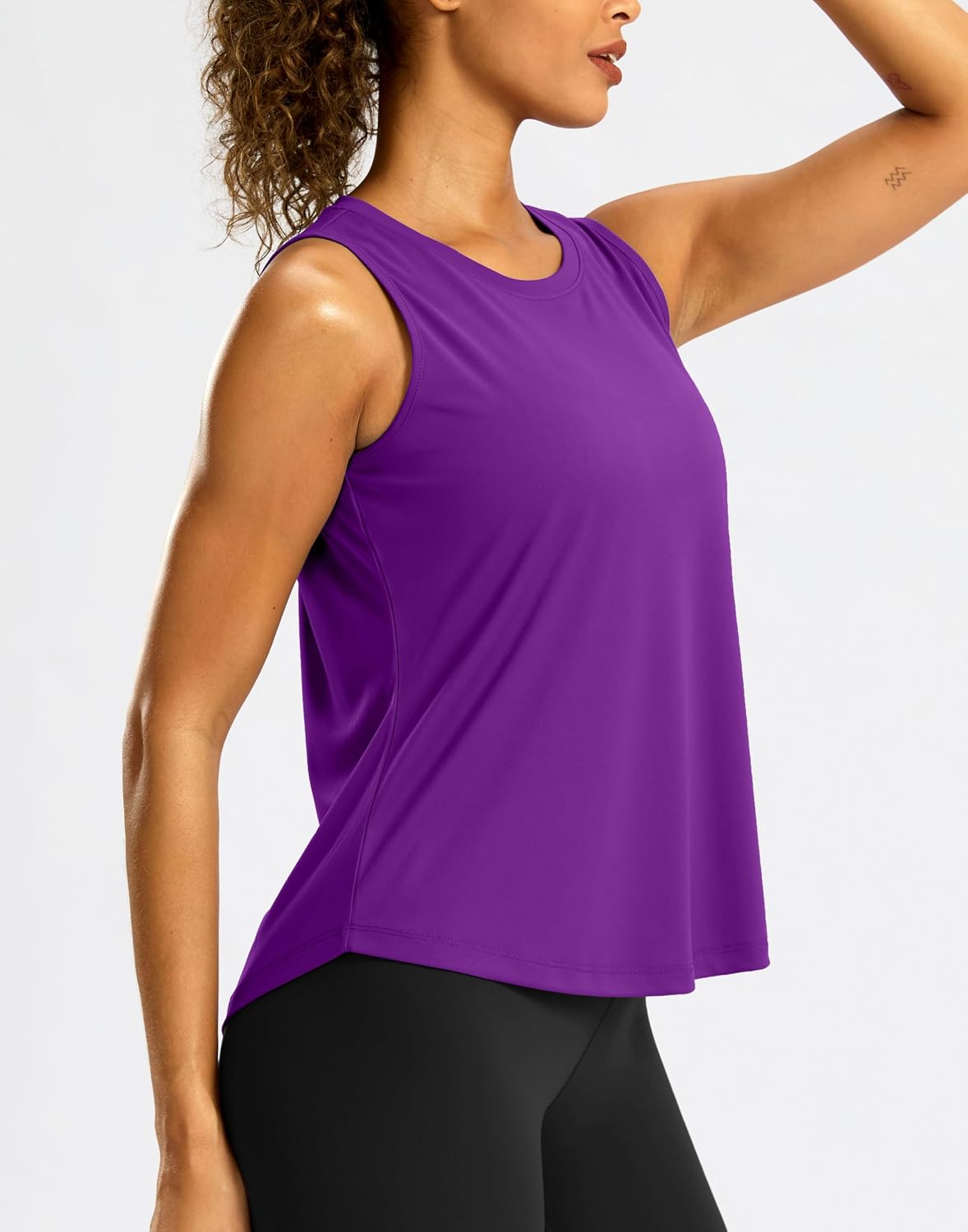  Workout Tank Top for Women Sleeveless Athletic Yoa Tops Hih Neck Quick Dry Runnin Tennis Sports Shirts for Women thumbnail