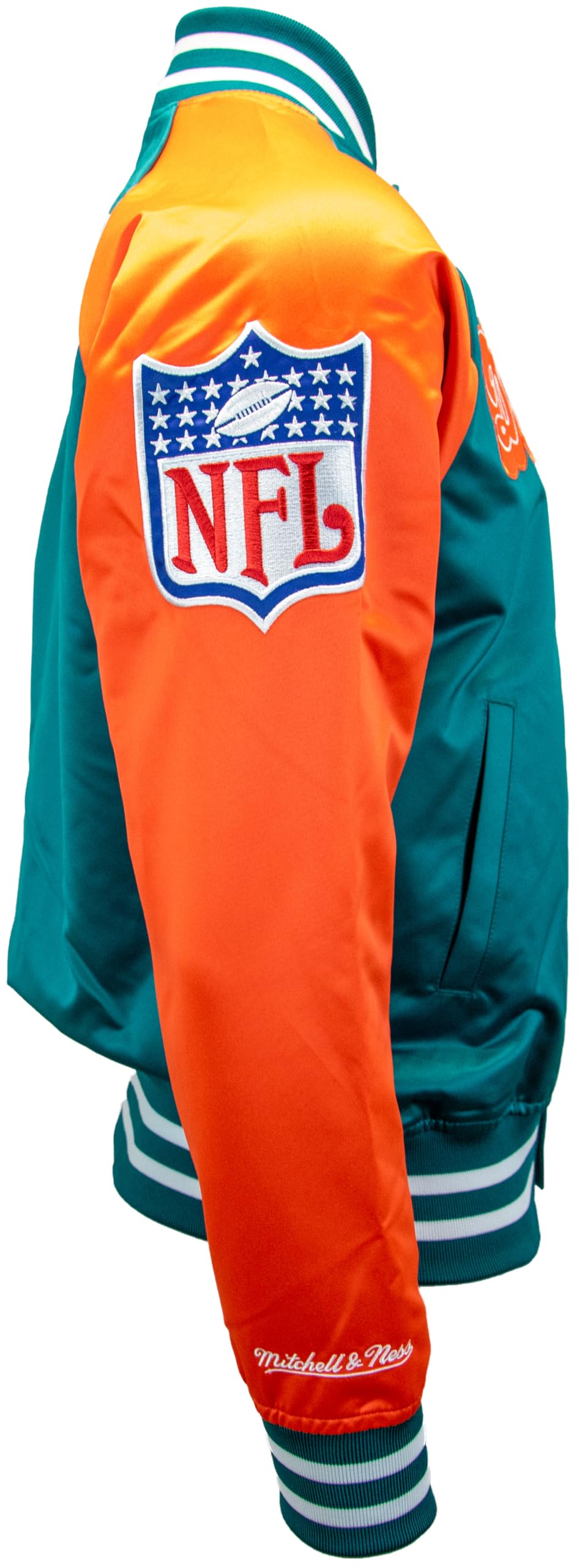 Mitchell & Ness Name & Number Lightweight Satin Jacket (NBA/NFL)