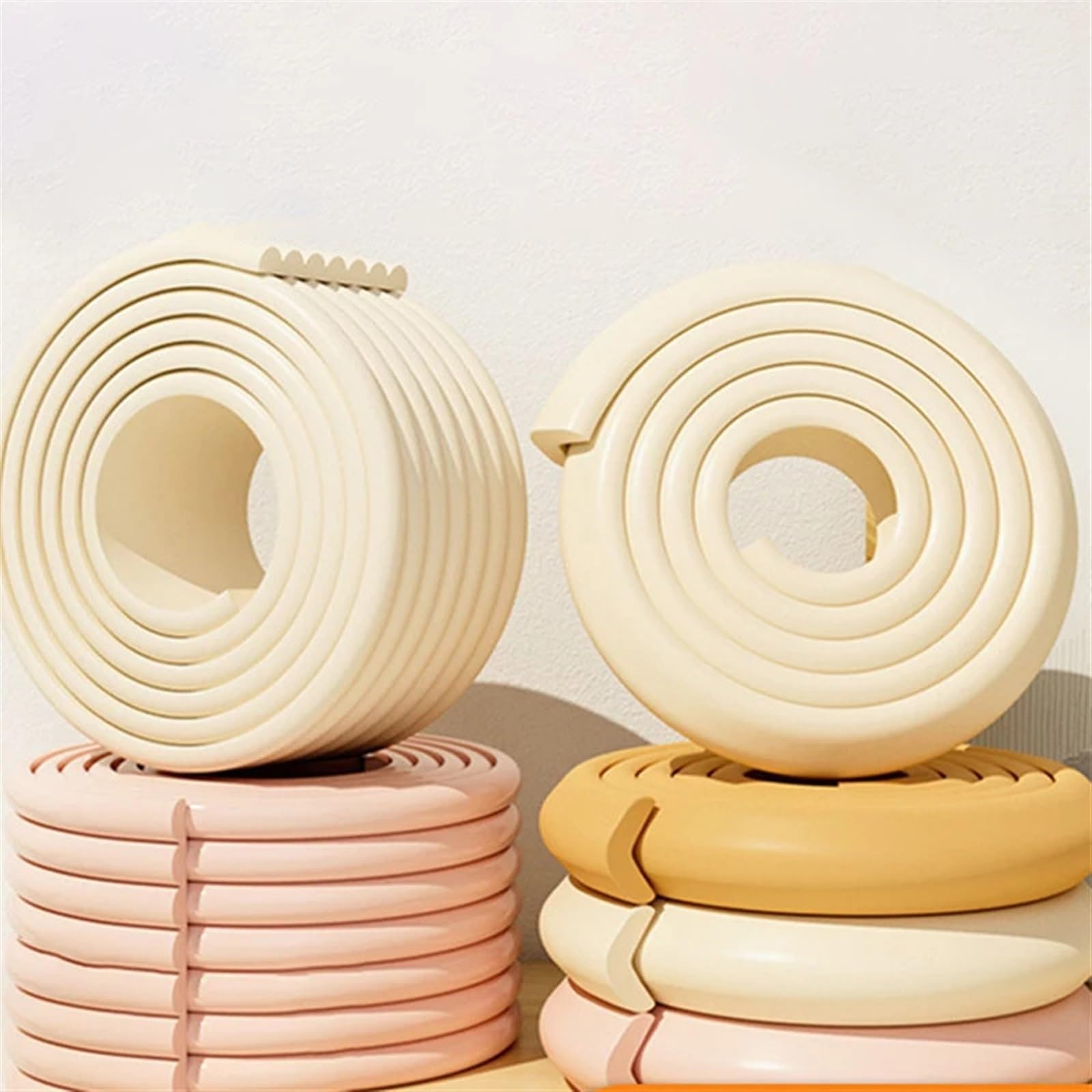 Protectores de Esquinas para mesas, Seguridad Infantil, Tira Protectora de Escritorio de 2 Metros, Amortiguador de Espuma para niños.