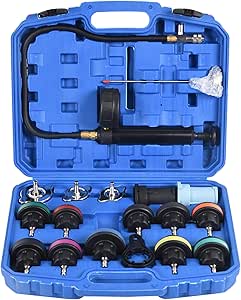 DHA 18pc Car Cooling System Radiator Pressure Tester Kit, Auto Coolant