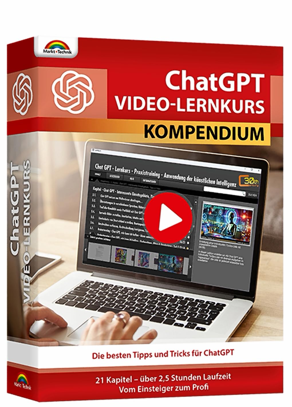 ChatGPT Video Lernkurs Kompendium - Workshop 21 Kapitel Deutsch - Einsteiger Fortgeschrittene und Profis - Beruf und Privat - Tipps und Tricks