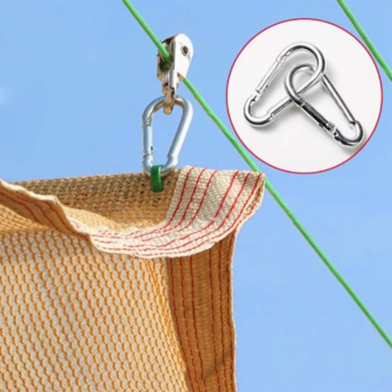 LYGSWDB Copertura per Vela da Esterno Regolabile con Blocco UV a Forma di U con Kit di Fissaggio da Sole Retrattile con filtraggio della Luce Traspirante 1,1 MX 4 m (3,6 Piedi x 13,12 Piedi)