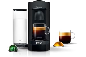 De'Longhi Nespresso VertuoPlus: Space-Saving Espresso Machine for Rich Coffee & Espresso