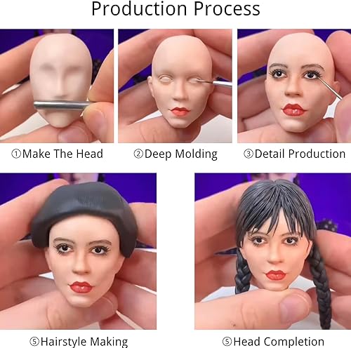 Miniatura 3 de Yolie Stylishbobblehead - Muñecas Bobblehead personalizadas, mujer sentada en el inodoro, regalo de escultura personalizada hecha a mano para